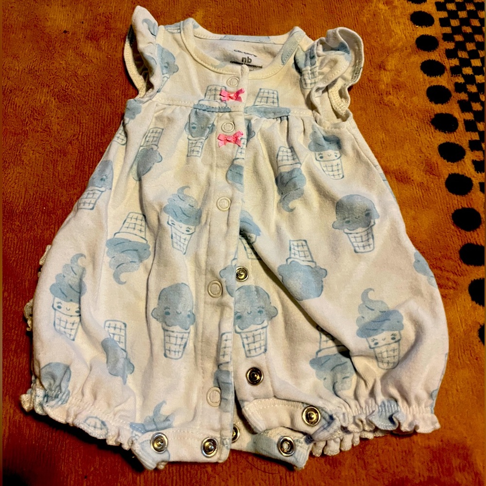 Girls’ Snap-Up Romper